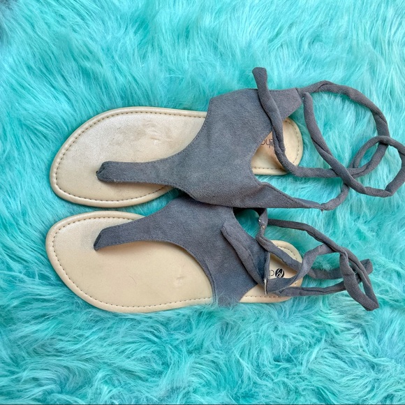 Chatties grey sandals size 10 - Picture 3 of 7